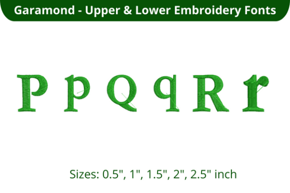 Garamond Font PQR