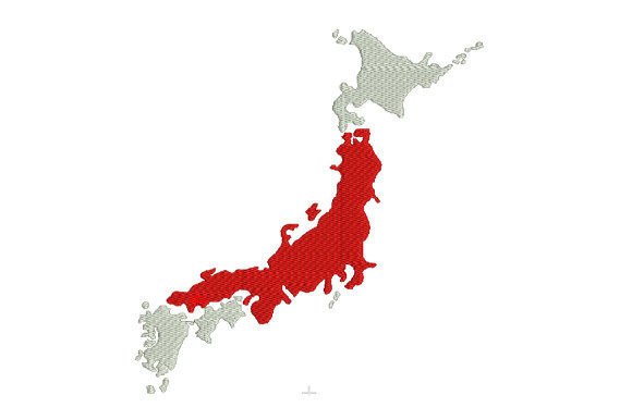 Japan Map Land of the Rising Sun
