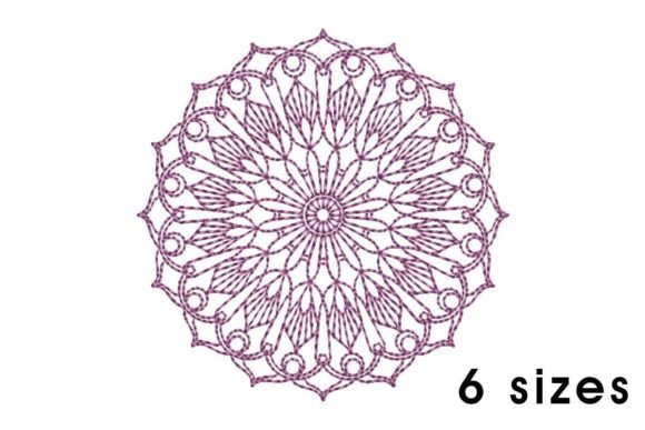 Mandala Straight Curve Lines
