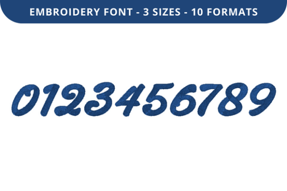 Mantajo Font 0 to 9