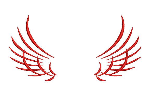 Red Spiky Wings